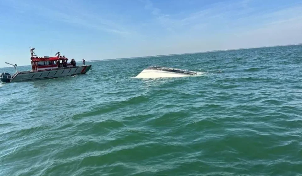 Boating Accident Prince George - Occupants Recovered Safely Chesapeake Bay, VA
